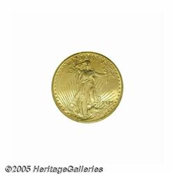 1914-D $20 MS65 NGC. Rich coppery-gold luster thr