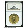 Image 1 : 1915-S $20 MS65 NGC. This virtually bagmark-free 