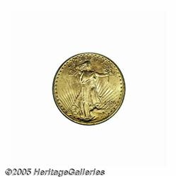 1916-S $20 MS65 PCGS. Well struck with shimmering