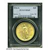 Image 3 : 1916-S $20 MS65 PCGS. Well struck with shimmering
