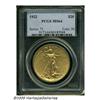 Image 1 : 1922 $20 MS64 PCGS. Satiny luster with attractive