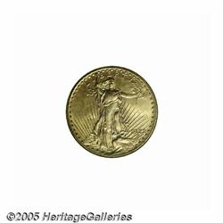 1922 $20 MS65 PCGS. With a mintage of nearly 1.4 