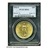 Image 3 : 1922-S $20 MS62 PCGS. Boldly struck with sparklin