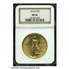 Image 3 : 1923-D $20 MS66 NGC. Fully lustrous and attractiv