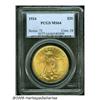 Image 1 : 1924 $20 MS64 PCGS. The highly lustrous surfaces 