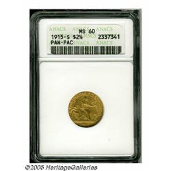 1915-S $2 1/2 Panama-Pacific Quarter Eagle MS60 A