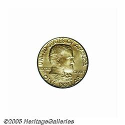 1922 G$1 Grant no Star MS66 PCGS. Exquisite color