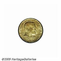 1922 G$1 Grant with Star MS65 PCGS. Shimmering, v