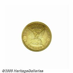 1853 $20 Assay Office Twenty Dollar, 900 Thous. M