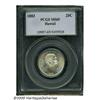 Image 1 : 1883 25C Hawaii Quarter MS65 PCGS. A highly lustr