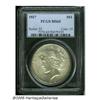 Image 3 : 1927 S$1 MS65 PCGS. An unusually sharp strike sep