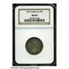 Image 1 : 1893 25C Isabella Quarter MS64 NGC. This well str