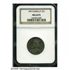 Image 1 : 1893 25C Isabella MS64 Prooflike NGC. Boldly stru