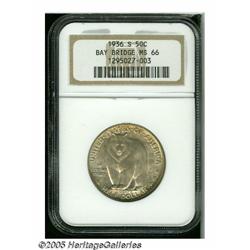 1936-S 50C Bay Bridge MS66 NGC. Well struck with 