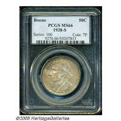 1938-S 50C Boone MS66 PCGS. The Philadelphia, Den