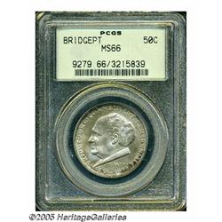 1936 50C Bridgeport MS66 PCGS. Well struck with p