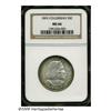 Image 1 : 1893 50C Columbian MS66 NGC. Boldly struck and lu