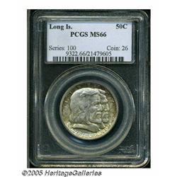 1936 50C Long Island MS66 PCGS. Well struck with 