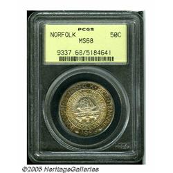 1936 50C Norfolk MS68 PCGS. This is an impressive