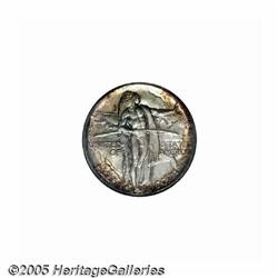 1926-S 50C Oregon MS67 NGC. Bright, satiny mint l