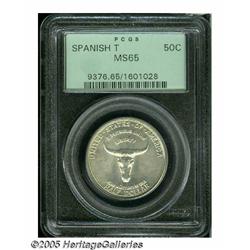 1935 50C Spanish Trail MS65 PCGS. Typically well 