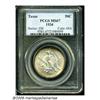 Image 1 : 1934 50C Texas MS67 PCGS. Sharply struck and high