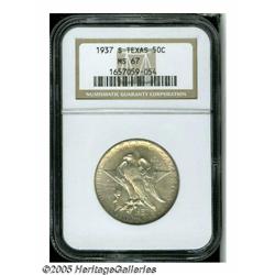 1937-S 50C Texas MS67 NGC. Highly lustrous surfac