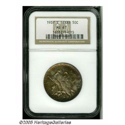1937-S 50C Texas MS67 NGC. This very attractive T