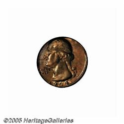 1964-D 25C Washington Quarter--Struck on a Type O