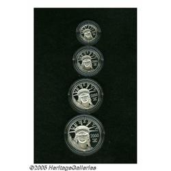 2000-W P$100 Platinum Eagle Set PR69 Deep Cameo U