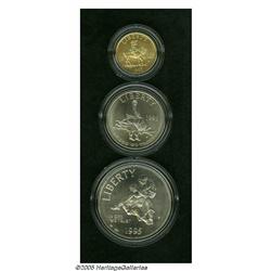 1995 50C Civil War Set MS68 to MS69 Uncertified. 