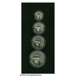 1997 P$100 Platinum Eagle Set MS68 to MS69 Uncert