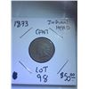 Image 1 : Rare 1873 Indian Head Cent Nice Early US Coin