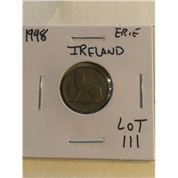 1948 Ireland Erie 3 Pence Coin