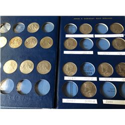 1986-2001 Kennedy Half Dollar Collection in Book 17 Total Coins
