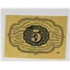 Image 2 : WASHINGTON FIVE CENT FRACTIONAL