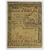 Image 1 : 2/17/1776 HALF DOLLAR CONTINENTAL CURRENCY