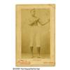 Image 1 : Framed Cabinet Card by Newsboy of the Great Boxer