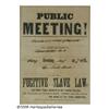 Image 1 : Fugitive Slave Law Broadside Broadside, 15" x 21"