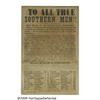 Image 1 : Anti-abolition Alabama Broadside from 1856 Broads