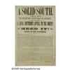 Image 1 : 1876 "A Solid South" Broadside by W. G. Brownlow 