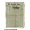 Image 1 : 1862 "Philadelphia Inquirer" Page One Merrimac En