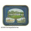 Image 1 : Two Confederate Souvenir Litho Tin Trays Colorful