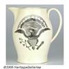 Image 1 : Fine Circa 1800 Liverpool Pitcher with American P
