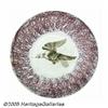 Image 1 : Attractive Mulberry Spatter Dish with Flying Eagl