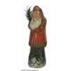 Image 1 : Red Suited Santa Candy Container Standing 8 3/4"