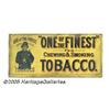 Image 1 : One of the Finest Tobacco Signs This tin lithogra