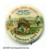 Image 1 : Classic Nebraska Seed Advertising Pin In this con