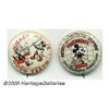 Image 1 : Pair of Charming 1930s Mickey Mouse Pinbacks The