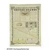 Image 1 : 1846 Hand-colored Print - United States at One Vi